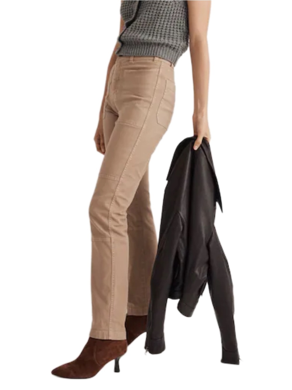 Madewell The '90s Straight Utility Pant in Garment-Dyed Canvas